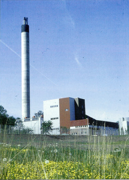 Fjärrvärmeverket Riskulla byggdes på 80-talet 