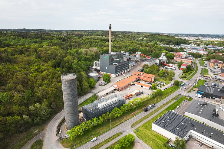 Riskulla fjärrkyla och ackumulatortank Mölndal Energi